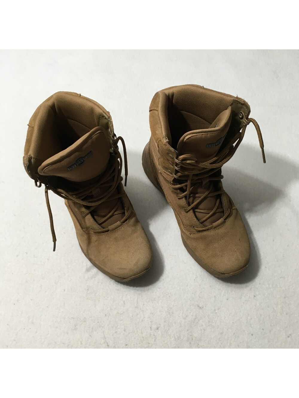 Interceptor Frontier Men's Size 8 Tactical Boots Brown/Coyote Leather Upper